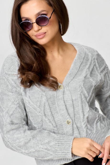 Кардиган Nika.pl 09021 серый размер 44-48 #3