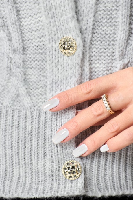 Кардиган Nika.pl 09021 серый размер 44-48 #4