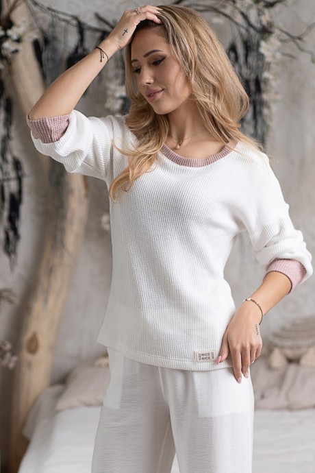 Джемпер (кофта) Nika.pl 0303704 молочный размер 44-54 #2