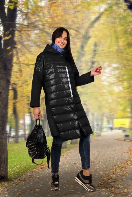 Пальто МиА-Мода 848 -2 черный размер 46-50 #1