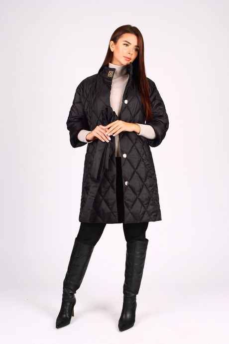 Пальто МиА-Мода 1092 -1 черный размер 46-56 #2