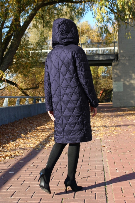 Пальто МиА-Мода 1084 -1 т. синий размер 50-58 #5