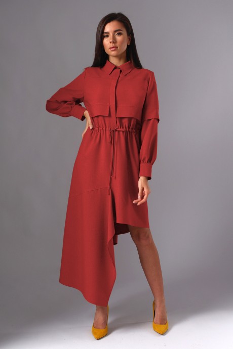 Платье МиА-Мода 1137 -3 терракот размер 46-50 #1