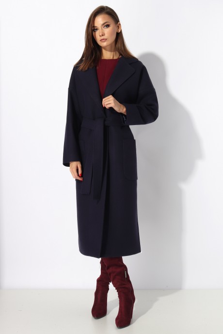 Пальто МиА-Мода 1189-2 синий размер 46-54 #1