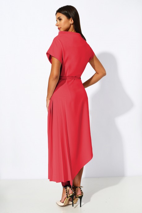 Платье МиА-Мода 1053/11 красно-оранжевый размер 46-50 #2