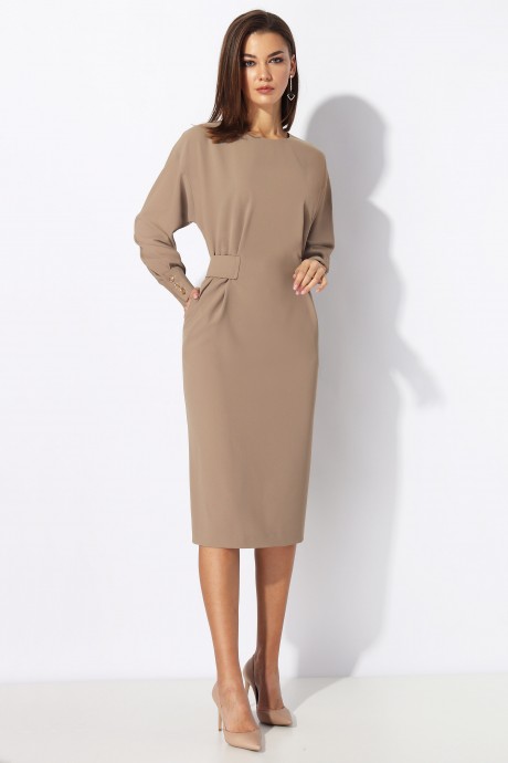 Платье МиА-Мода 1197 бежевый размер 46-50 #3
