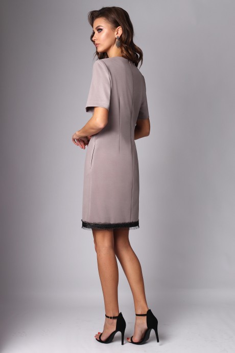 Платье МиА-Мода 1200-1 капучино размер 46-50 #2