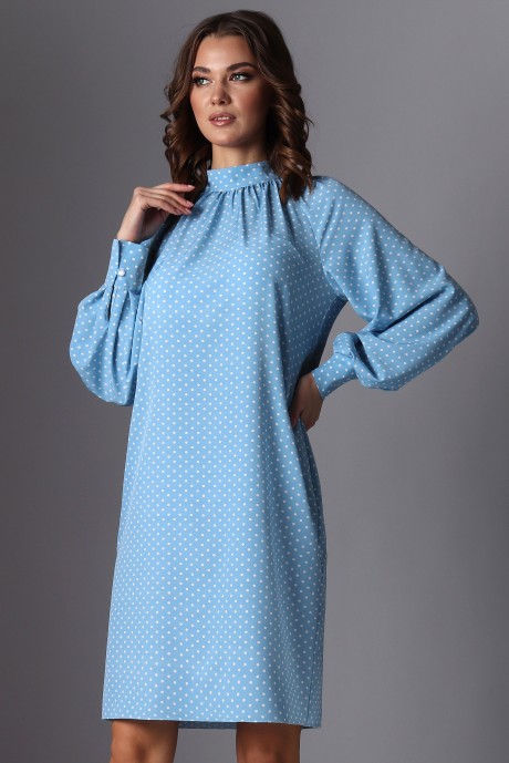 Вечернее платье МиА-Мода 1216 голубой размер 46-50 #4