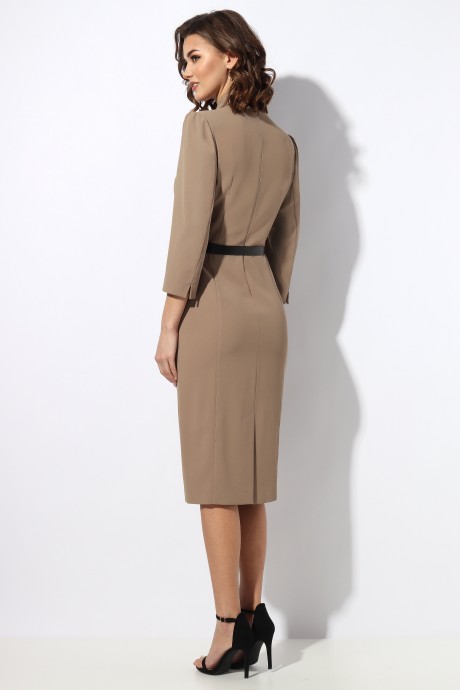 Платье МиА-Мода 1218 темно-бежевый. размер 46-54 #2