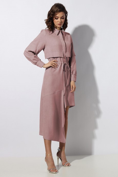 Платье МиА-Мода 1137-6 светло-розовый размер 46-50 #4