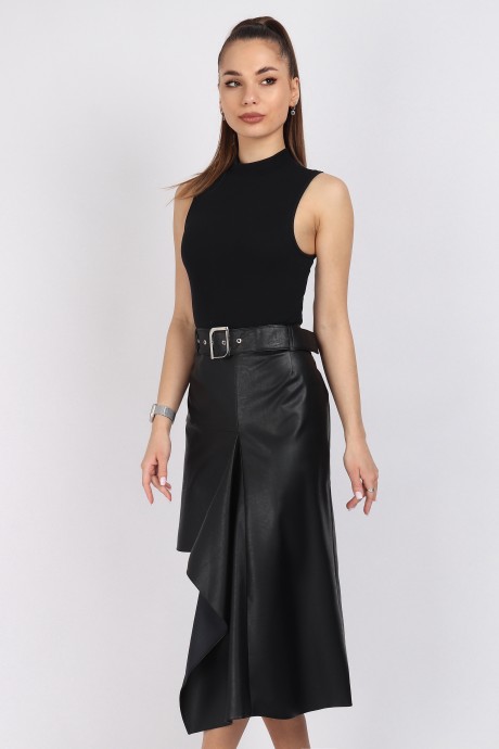 Юбка МиА-Мода 1509-1 черный размер 46-50 #1