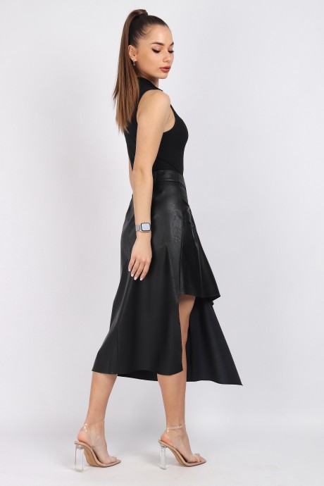 Юбка МиА-Мода 1509-1 черный размер 46-50 #5