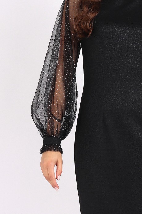 Вечернее платье МиА-Мода 1510-1 черный размер 44-52 #3