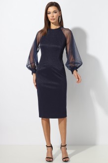 Вечернее платье МиА-Мода 1510 Темно-синий #1