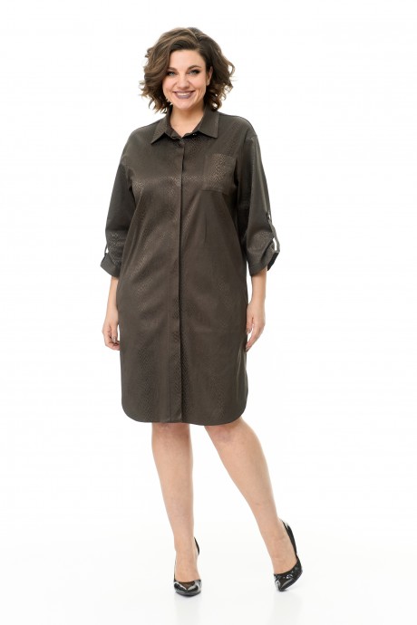 Платье Abbi 1025 коричневый размер 46-56 #2