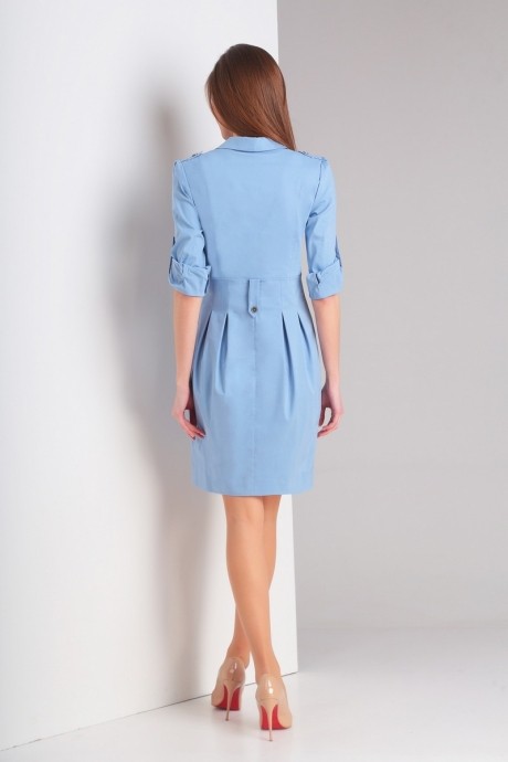 Платье Милора Стиль 689 голубой размер 42-46 #3