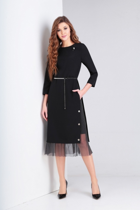 Вечернее платье Милора Стиль 767 чёрный размер 44-48 #1