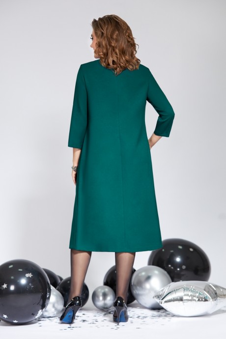 Вечернее платье Милора Стиль 821 зелёный размер 52-56 #2