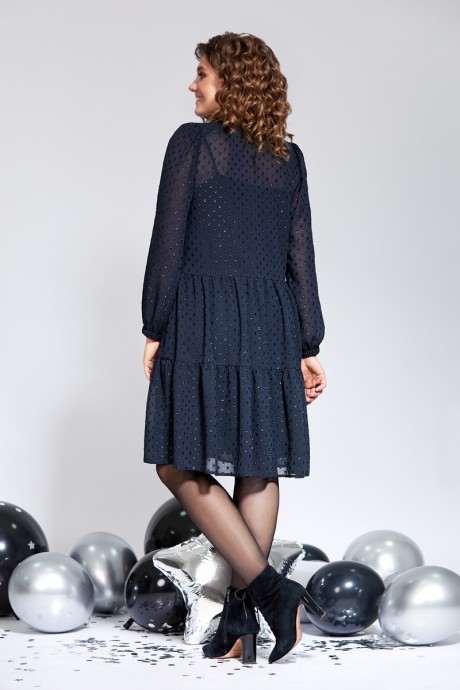 Вечернее платье Милора Стиль 848 синий размер 46-56 #2