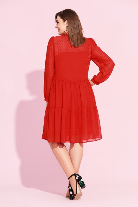 Вечернее платье Милора Стиль 848 красный размер 46-56 #2