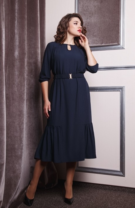 Платье Anastasia 167 темно-синий размер 50-54 #1