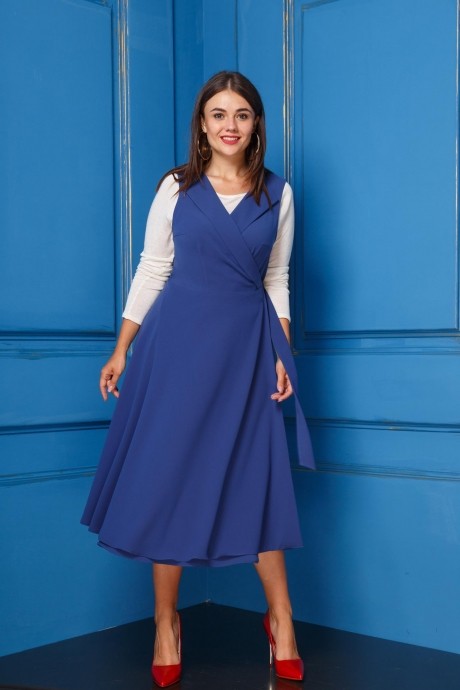 Платье Anastasia 226 синий размер 50-54 #1