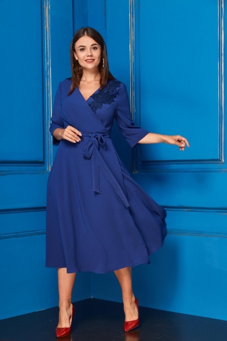 Платье Anastasia 229 синий размер 50-54 #1