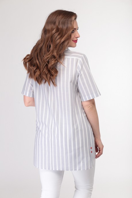 Блузка Anastasia 437 .2 серый размер 50-66 #4