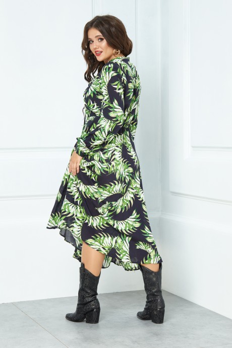 Платье Anastasia 503 черный-зеленый размер 46-50 #4