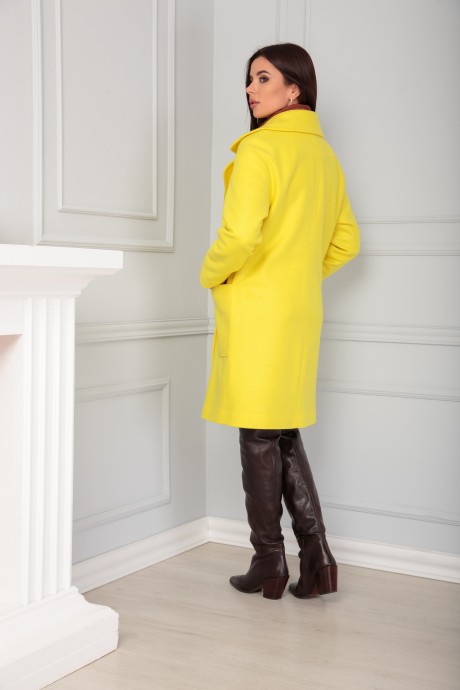 Пальто Anastasia 520 лимон размер 48-58 #5