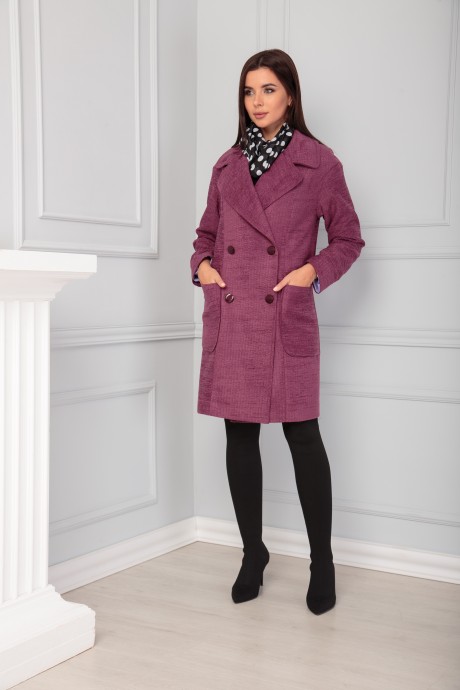 Пальто Anastasia 520 черника размер 48-58 #2