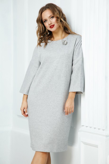 Платье Anastasia 516 серый размер 50-60 #5