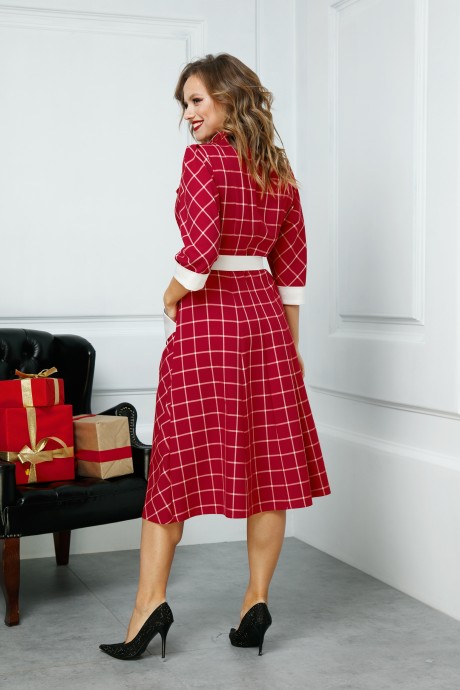Платье Anastasia 528 красный размер 48-62 #7