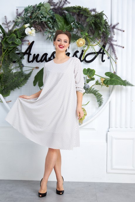 Платье Anastasia 587 молочный размер 50-60 #1