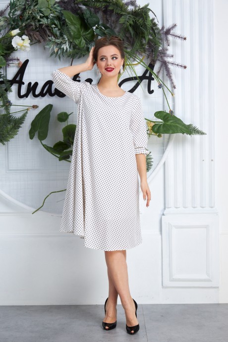 Платье Anastasia 587 молочный размер 50-60 #4