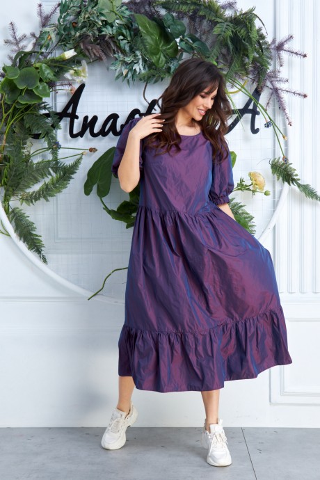 Платье Anastasia 620 фиолетовый размер 48-58 #2
