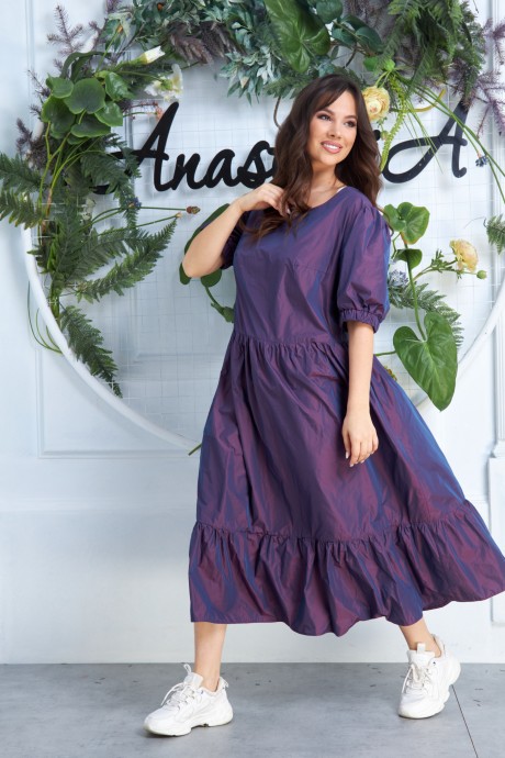 Платье Anastasia 620 фиолетовый размер 48-58 #3