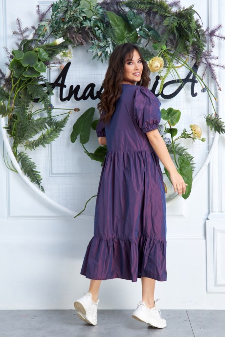 Платье Anastasia 620 фиолетовый размер 48-58 #4