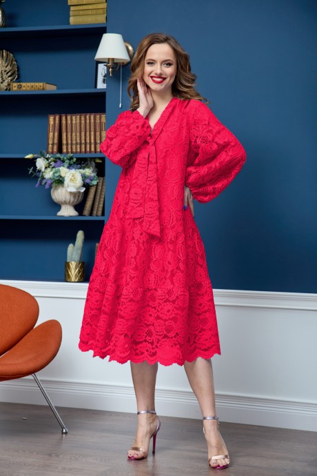 Платье Anastasia 789 красный размер 50-60 #1