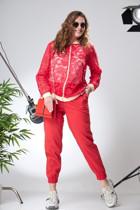 Спортивный костюм Anastasia 845 красный размер 50-60 #2