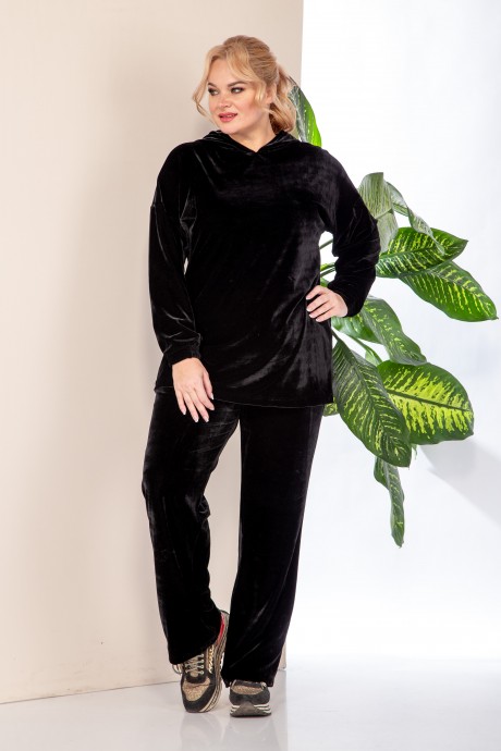 Спортивный костюм Anastasia 889 черный размер 56-66 #2