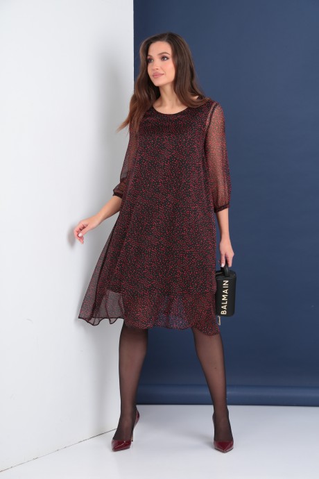 Платье Anastasia 917.3 черный, красный размер 50-60 #3