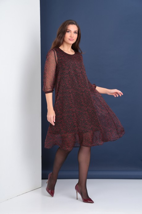 Платье Anastasia 917.3 черный, красный размер 50-60 #5