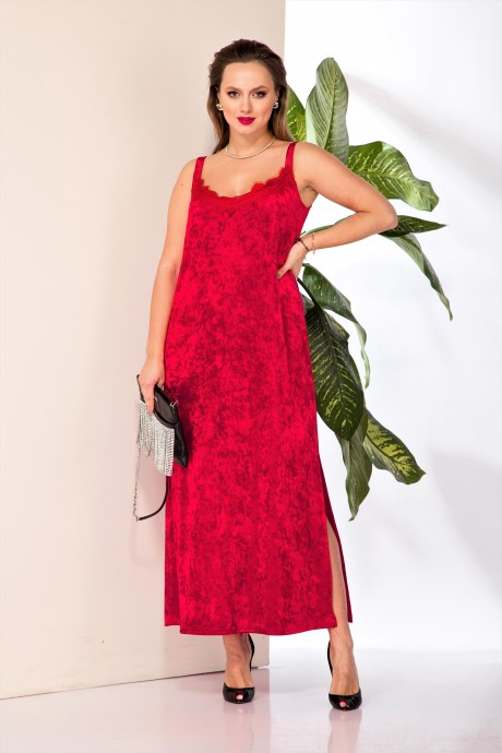Платье Anastasia 204 красный размер 50-54 #1