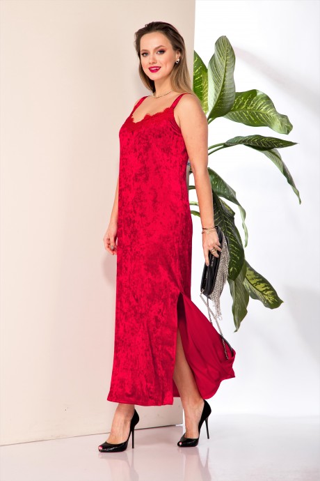 Платье Anastasia 204 красный размер 50-54 #4