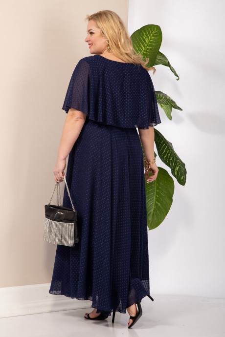 Платье Anastasia 887 темно-синий (тонкий пояс) размер 52-58 #5