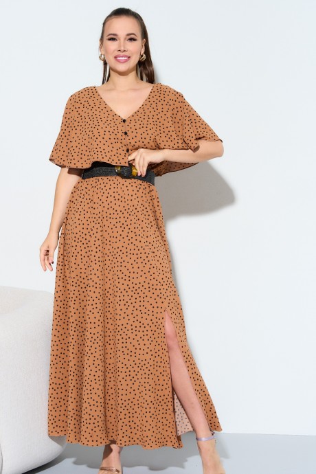 Платье Anastasia 892 коричневый размер 48-58 #3