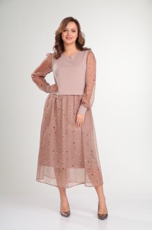 Платье Anastasia 945-3 бежевый #1