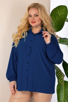 Блузка Anastasia м-969 синий #1