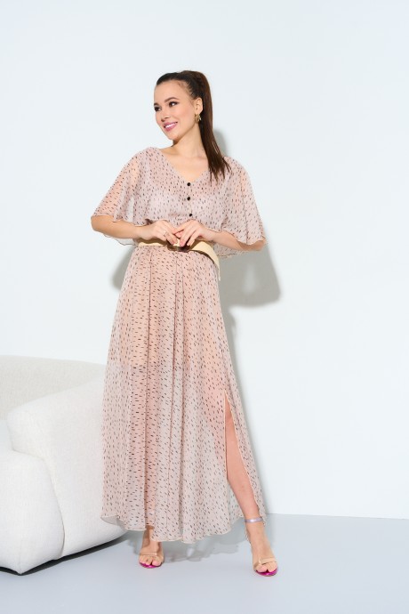 Платье Anastasia 885 бежевый размер 46-54 #2
